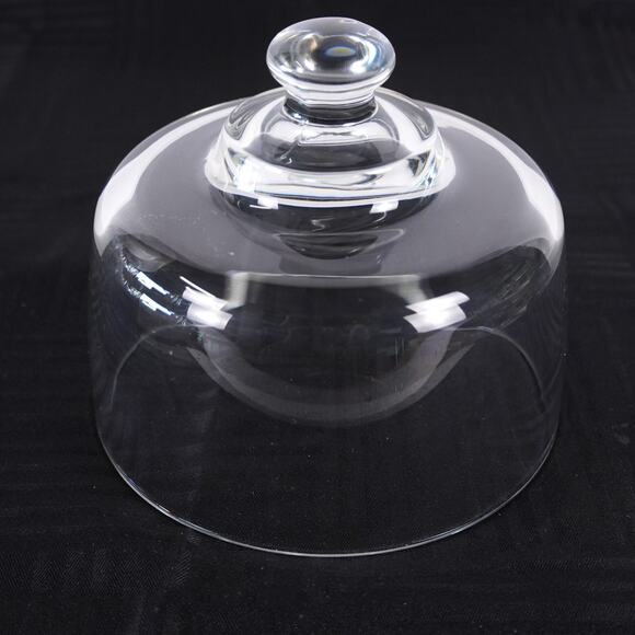 Clear Glass Cake Lid Cupcake Cover 6.5" Display Dome Round Serving Glassware - Picture 2 of 10